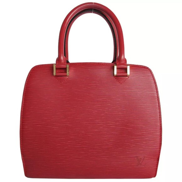 LOUIS VUITTON Epi Pont NeufHandbag Red Epi Leather - Picture 1 of 12